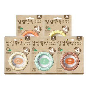 얌얌뚝딱 강아지장난감 츄링 S, 베이컨, 1개