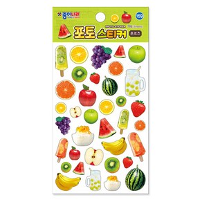 종이나라 1000 포토스티커 4종, 후르츠