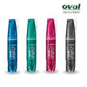 OVAL 오발 트위스트 수정테이프, 상세설명 참조, 그린, 기본제품구매