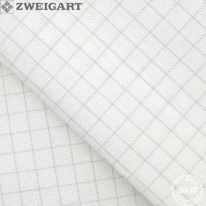 쯔바이 자수원단 20카운트-EASY COUNT GRID AIDA-ANTIQUE WHITE(물에 지워집니다)/3472-1219^^, ANTIQUE WHITE