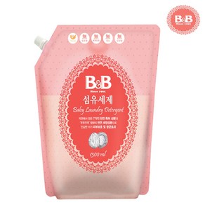 비앤비 섬유 유아 세제 리필, 1.5L, 1개