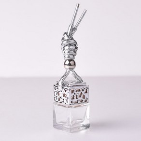 덕희네가게 차량용 미니 디퓨저 용기 모음 방향제 공병 시리즈, 실버, 7ml