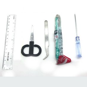 옥탑방어른이 DIY 미니어처 하우스 만들기 도구세트 커팅매트 접착제 리모콘, 고급도구세트, 1개