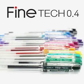 동아연필 파인테크 0.4mm 12개입 중성펜 베스트셀러, 파인테크0.4mm 38-파랑 12개입
