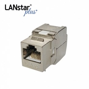 랜스타플러스 [40543] CAT.6 STP 키스톤잭 모듈 8P8C I형-Metal, LSP-6KTVM-F1MT 메탈, 1개