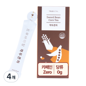 트루티 작두콘차 비염에좋은차 식수대용차 고소한 액상차 작두콩차 물대용, 4개, 15개입, 25mg