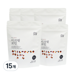 빅마마 시크릿코인 편안한맛, 80g, 15개