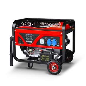 TOPKER 3kW 소형 가솔린 발전기 단상 220V/삼상 380v 가정용 5kw, D.4000W손시동휘발유220V, 1개