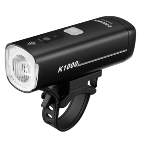 RAVEMEN K1000 AI 자전거 라이트 전조등 AI야간 라이딩 모드 4000mAh 1000루멘, 1개, 블랙