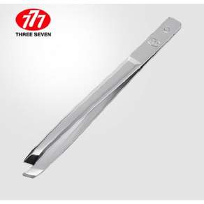 777 족집게 왁싱잔모뽑기 새치 가는모 잔털족집게 족집개 제모 쪽집게 Waxing tweezers, 1개, T-533C 족집개 헤드사각(벌크)