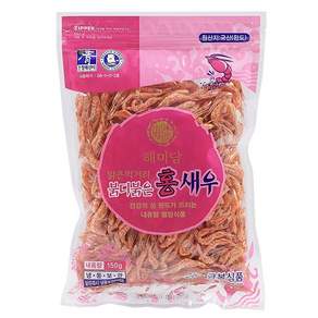 해미담 붉디붉은 홍새우 150g 국산 완도산 완도금일수협중도매인15호, 홍새우150g, 1개