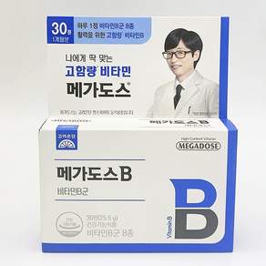 고려은단 메가도스B 30정 메가도스C 30포 한달분량 비타민B C 건기식 멀티 종합, 1개