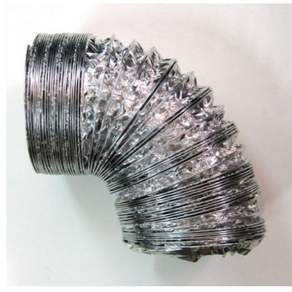 배기관 200파이 - 1m 알루미늄 자바라 연통 국산, 1개