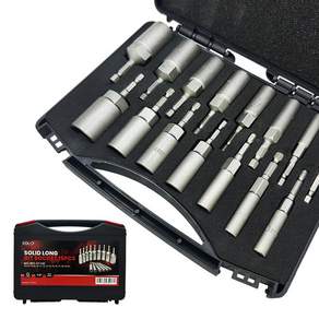 솔리드 육각 롱비트 소켓 15PCS 롱복스 임팩 세트 공구 전동드릴 드라이버 복스알, 1개