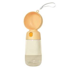 엠토이 반려동물용 포터블 워터보틀 550ml, 옐로, 1개