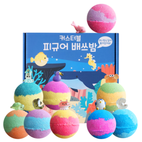 커스터블 피규어 배쓰밤 9구 세트, 1개, 630g