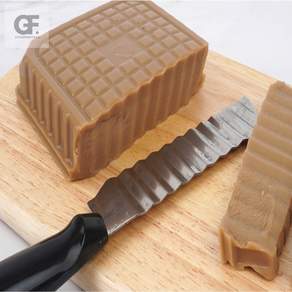 도토리 묵칼 묵채 피클 칼 물결무늬칼, 1개
