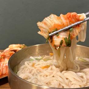 명동칼국수세트 칼국수3인분(500g)+마늘김치1kg+칼국수소스3개, 1개
