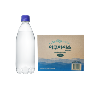 아쿠아시스 스파클링 워터 탄산수 플레인 500ml X 20병, 20개