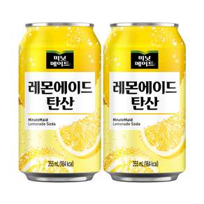 미닛메이드 레몬에이드 탄산 355ml x 12캔, 12개