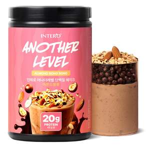 인테로 어나더레벨 단백질 쉐이크 아몬드봉봉맛 프로틴20g, 1개, 630g