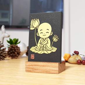 돌잇스 동자승 아기스님 석재조각 (6x9cm), 동자승 석재조각 6, 1개