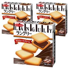 ITO Biscuits and Cookies 랑그리 초콜릿 크림 12개입, 3개