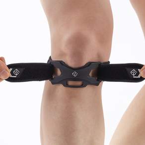 제로썬 무릎보호대 러닝 마라톤 등산 베드민턴 테니스 헬스 슬개골보호대, 블랙, 2개