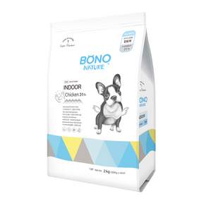 보노네이처 강아지 인도어 (면역&체중) 사료, 가수분해닭, 2kg, 1개