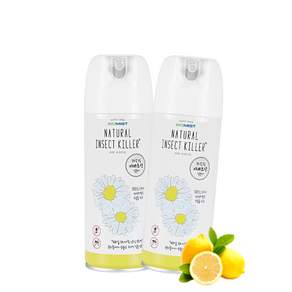 바이오미스트 자연성분 살충제 내츄럴인섹트킬라 에어로졸 레몬향 500ml, 300ml, 2개