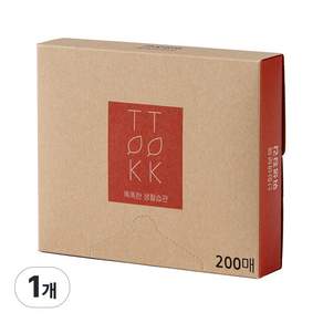 [똑똑] 친환경 똑똑한 생활습관 산화생분해 위생장갑 200매 1개, 200개입
