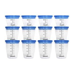 베베락 이유식용기 12PSET(blue) 120ml(4P)+180ml(4P)+240ml(4P)