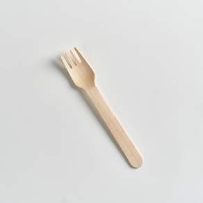 140mm 벌크 100개 x 1봉 일회용 나무 포크 디저트 포크 카페 포크, 100개입 x 1봉, 1개, 100개입