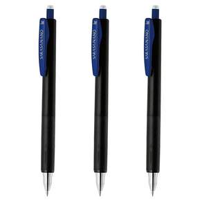 제브라 사라사 나노 젤잉크펜 0.38mm, 3개, 다크 블루