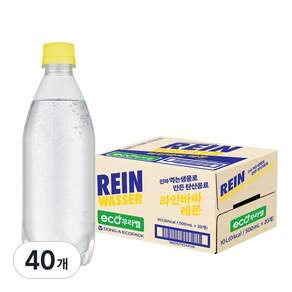 라인바싸 탄산수 레몬, 500ml, 40개