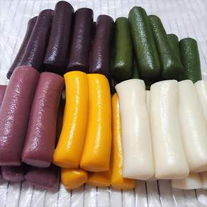 30년 명가 국내산 100% 수제 오색가래떡 오색떡국떡, 1kg, 1박스, 오색 가래떡