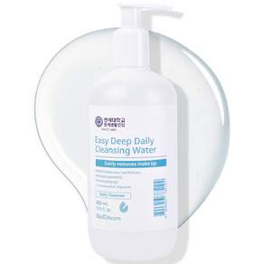 멜드림 저자극 데일리 노워시 딥 클렌징 워터, 1개, 400ml