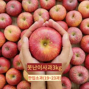 사과 경북 청송 문경 안동 꿀사과 못난이 부사, 1개