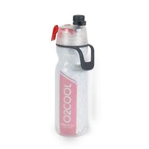O2Cool 오투쿨 HMLDP07 스포츠물통 자전거 물병, 레드, 590ml