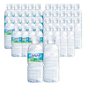 제주 삼다수 유라벨 330ml 20 + 무라벨 330ml 20, 40개