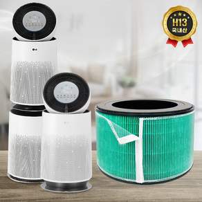 에어필텍 LG 엘지 퓨리케어 360 공기청정기 호환 필터 AS199DWA AS181DAW AS153HWWC, 1개, LG 360 (최고급형세트+극세필터1매)