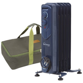 전기 라지에이터 캠핑용 500W 전기 욕실 가정용 방수 화장실 라디에이터 동파방지 방열기, 블루 캠핑용 라디에이터+전용가방 5핀 500W