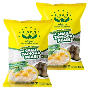 사고 타피오카 펄 망고사고 화이트 미니펄 Sago Tapioca pearl, 2개, 400g