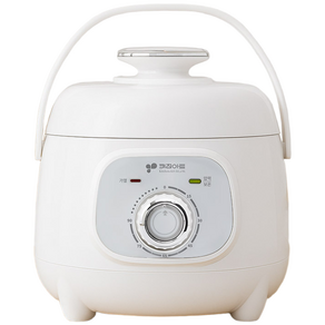 키친아트 블랑 미니 압력밥솥 전기밥솥 한끼맞춤 1~3인용, 화이트