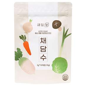 새잎 채담수 이유식육수 채수티백, 1개, 30g
