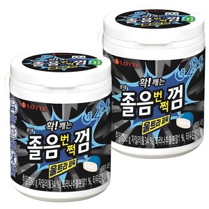 롯데웰푸드 확 깨는 졸음번쩍껌 울트라 파워, 80g, 2개