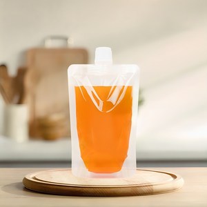 더백퍼센트 투명 스파우트 파우치 200ml 15파이, 10 x 15 cm, 50개입, 1세트