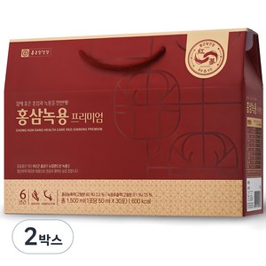 종근당건강 홍삼녹용 프리미엄, 1.5L, 2박스