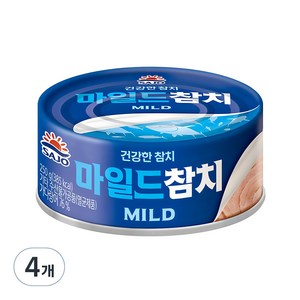 사조 마일드 참치, 250g, 4개