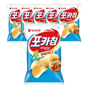 오리온 포카칩 오리지널, 66g, 6개